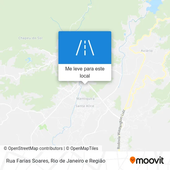 Rua Farias Soares mapa