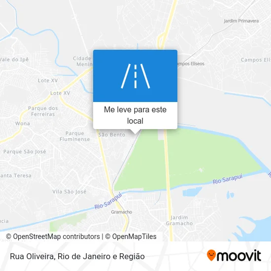 Rua Oliveira mapa