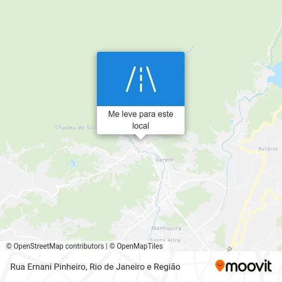 Rua Ernani Pinheiro mapa