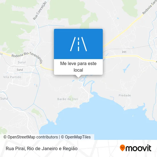 Rua Pirai mapa