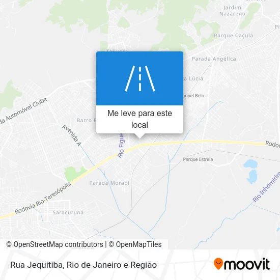 Rua Jequitiba mapa