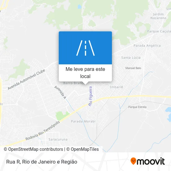 Rua R mapa