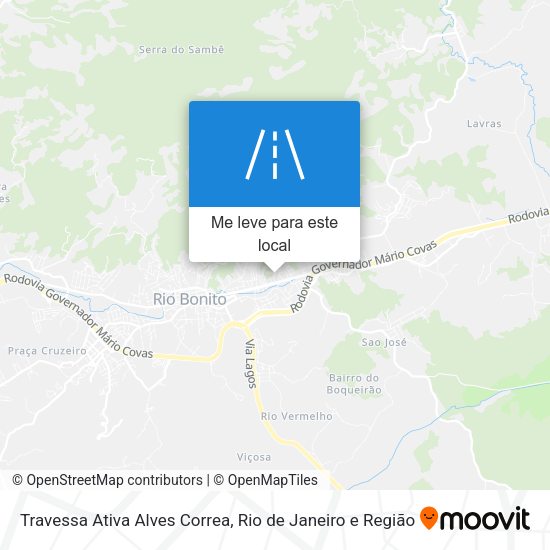 Travessa Ativa Alves Correa mapa