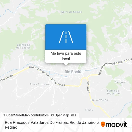 Rua Praxedes Valadares De Freitas mapa
