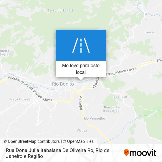 Rua Dona Julia Itabaiana De Oliveira Ro mapa