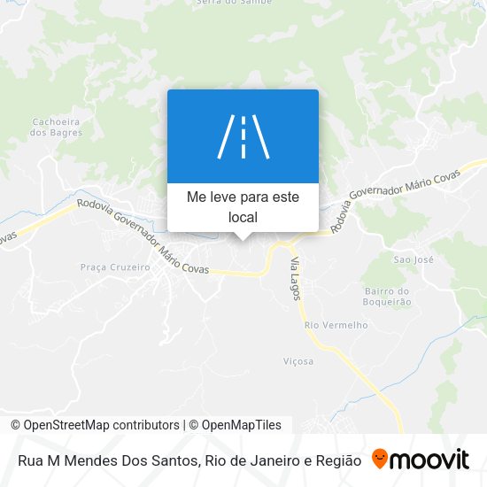 Rua M Mendes Dos Santos mapa