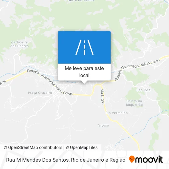 Rua M Mendes Dos Santos mapa