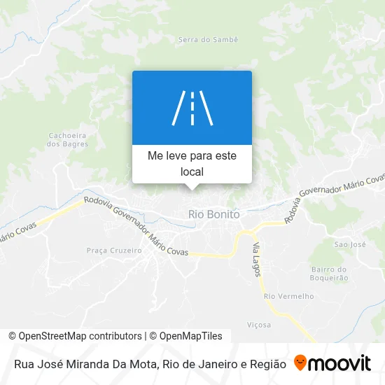Rua José Miranda Da Mota mapa