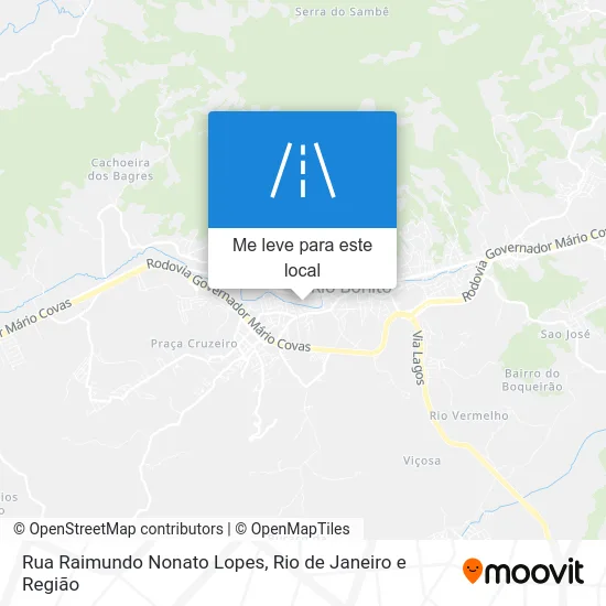 Rua Raimundo Nonato Lopes mapa
