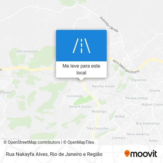 Rua Nakayfa Alves mapa