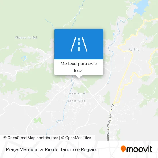Praça Mantiquira mapa