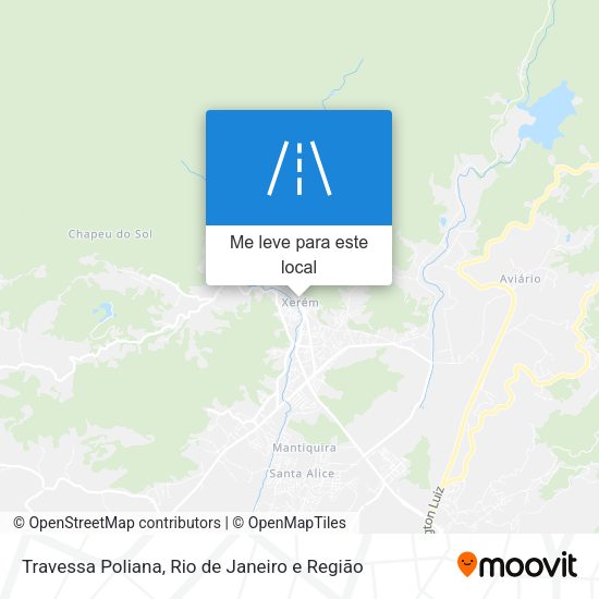 Travessa Poliana mapa