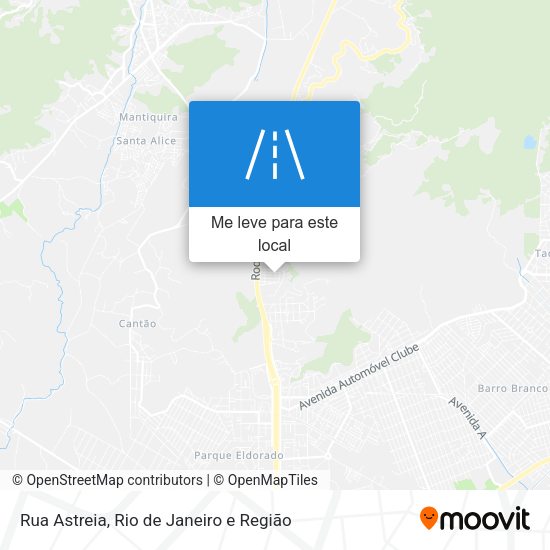 Rua Astreia mapa