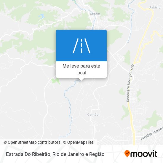 Estrada Do Ribeirão mapa