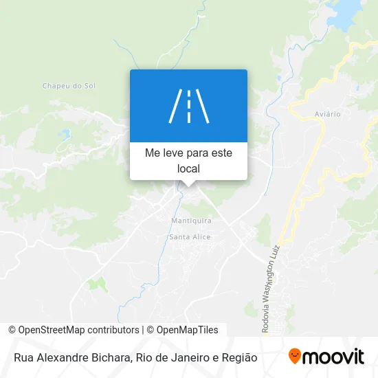 Rua Alexandre Bichara mapa