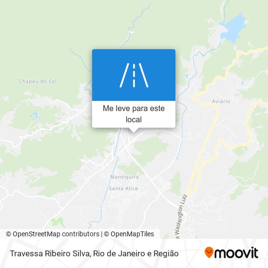 Travessa Ribeiro Silva mapa