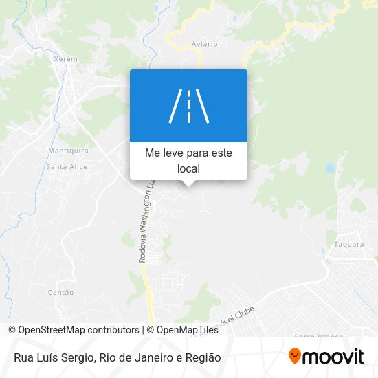 Rua Luís Sergio mapa