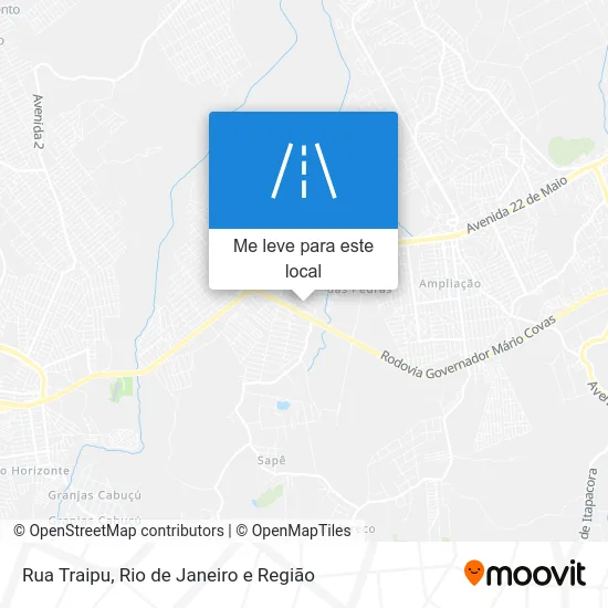 Rua Traipu mapa
