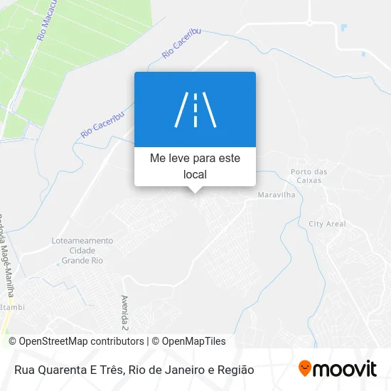 Rua Quarenta E Três mapa