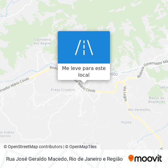 Rua José Geraldo Macedo mapa