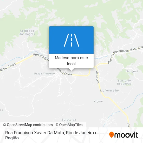 Rua Francisco Xavier Da Mota mapa