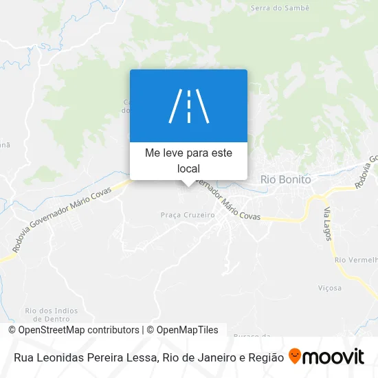 Rua Leonidas Pereira Lessa mapa
