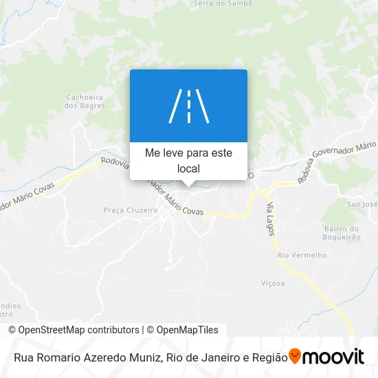 Rua Romario Azeredo Muniz mapa