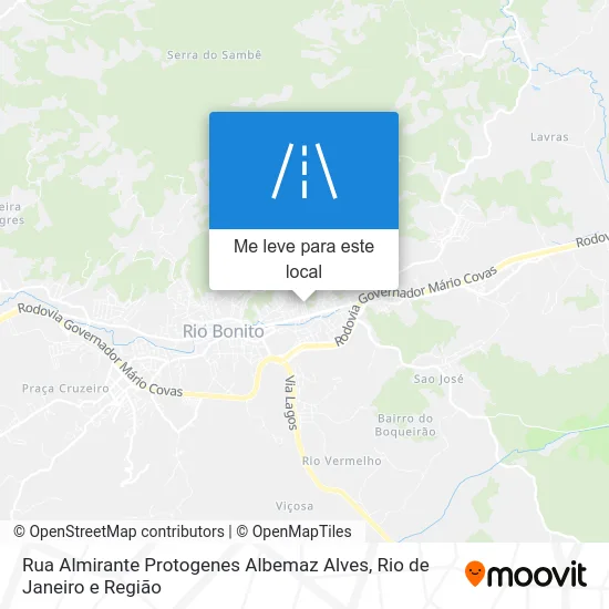 Rua Almirante Protogenes Albemaz Alves mapa