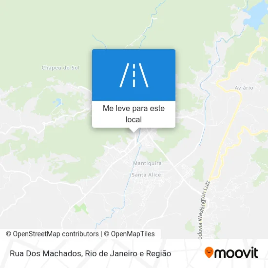 Rua Dos Machados mapa