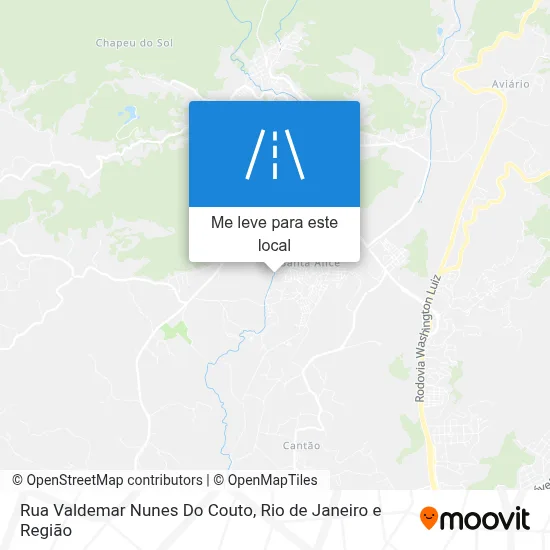 Rua Valdemar Nunes Do Couto mapa