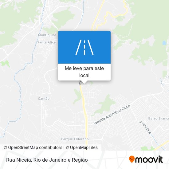 Rua Niceia mapa