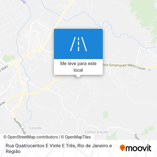 Rua Quatrocentos E Vinte E Três mapa