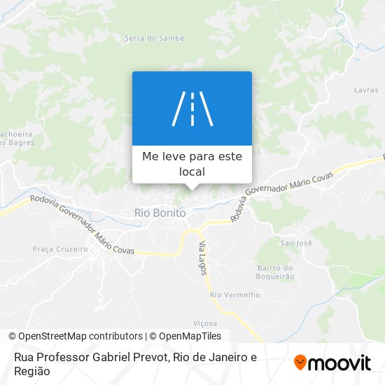 Rua Professor Gabriel Prevot mapa