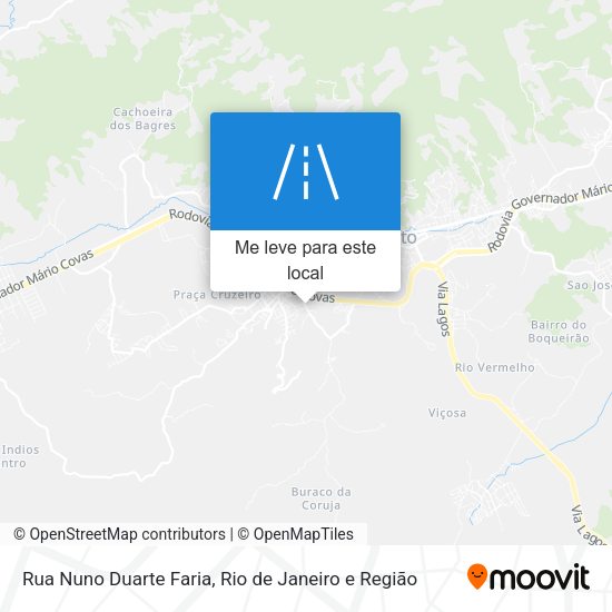 Rua Nuno Duarte Faria mapa
