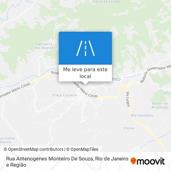 Rua Antenogenes Monteiro De Souza mapa