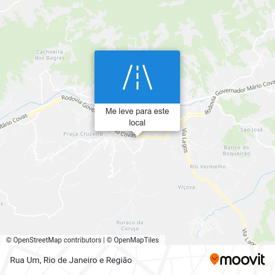 Rua Um mapa