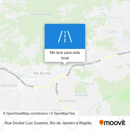 Rua Doutor Luiz Guarino mapa