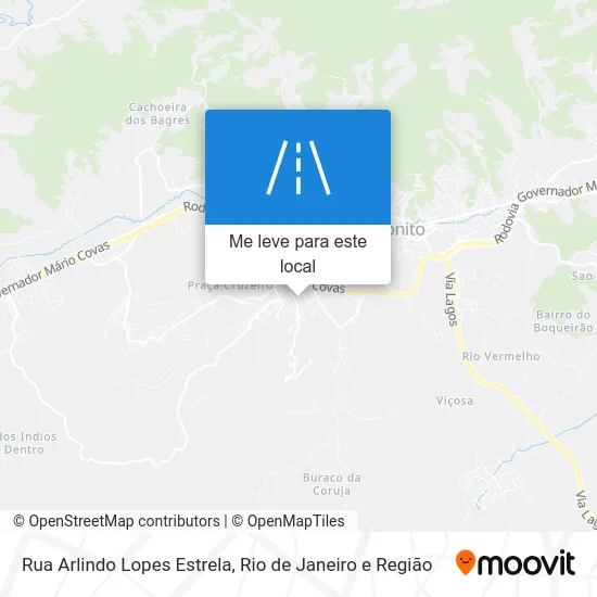 Rua Arlindo Lopes Estrela mapa