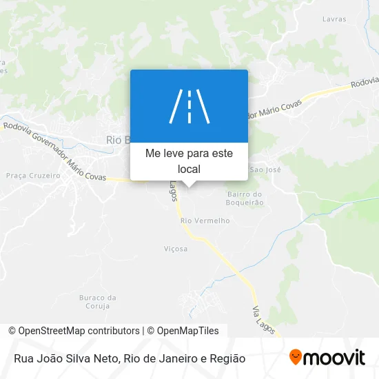 Rua João Silva Neto mapa