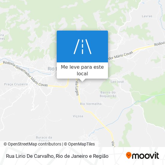 Rua Lirio De Carvalho mapa