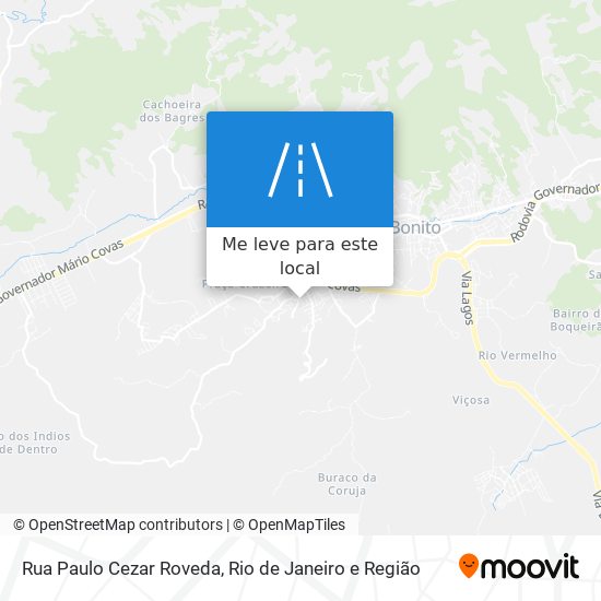 Rua Paulo Cezar Roveda mapa