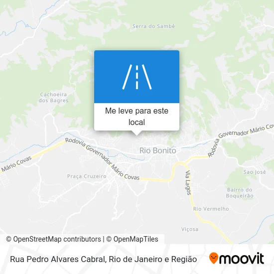 Rua Pedro Alvares Cabral mapa