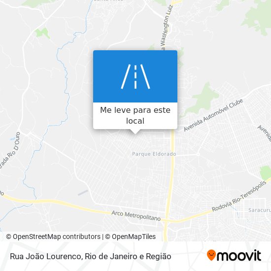 Rua João Lourenco mapa