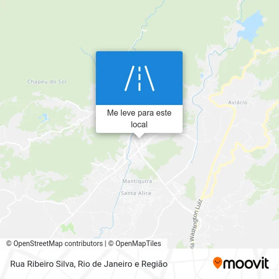 Rua Ribeiro Silva mapa