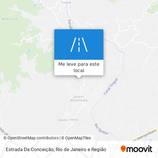 Estrada Da Conceição mapa