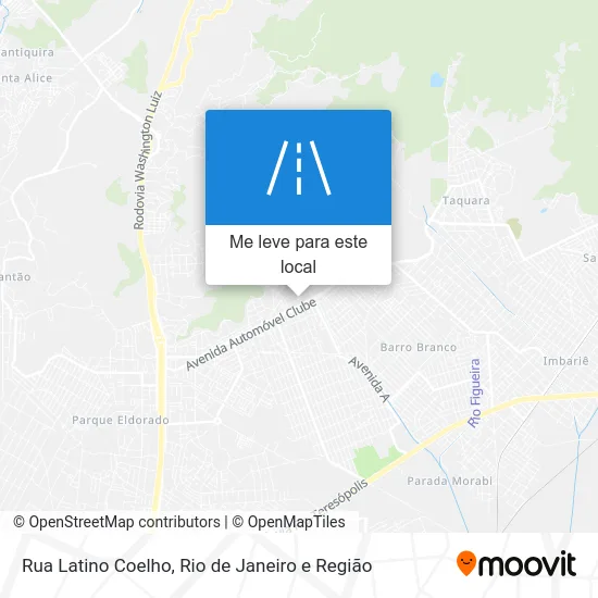 Rua Latino Coelho mapa
