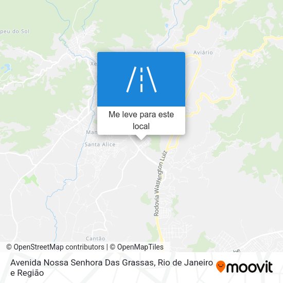 Avenida Nossa Senhora Das Grassas mapa