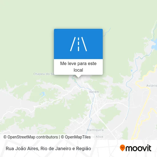 Rua João Aires mapa