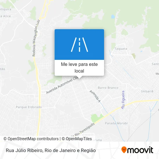 Rua Júlio Ribeiro mapa