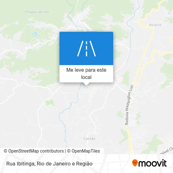 Rua Ibitinga mapa